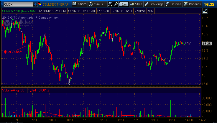cldx stock pick 81415